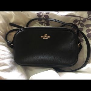 Coach small black crossbody purse